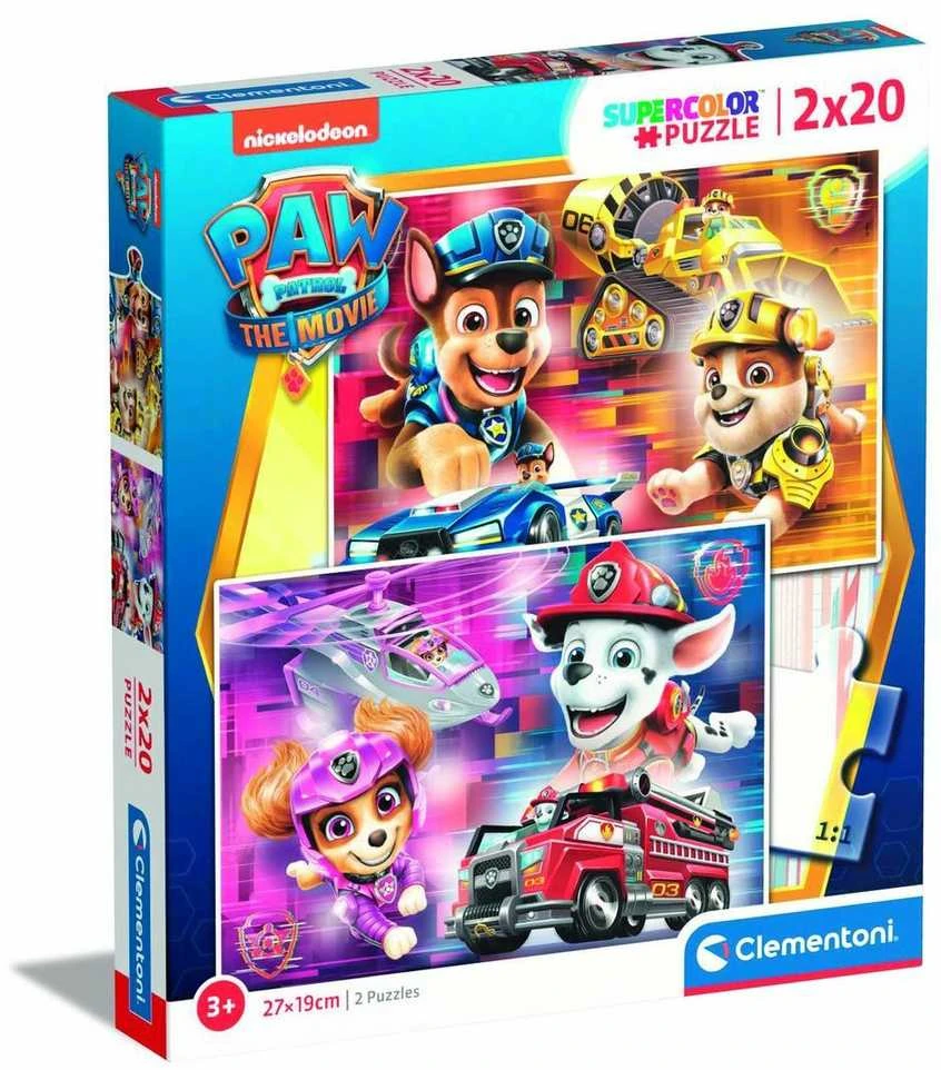 Clementoni Dėlionė 2x20 vnt. - PAW Patrol (Šunyčiai patruliai)