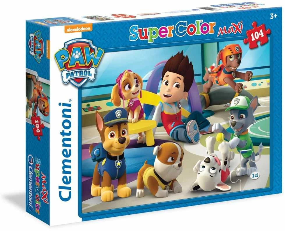 Clementoni Dėlionė 104 vnt. - Šunyčiai patruliai (PAW Patrol)