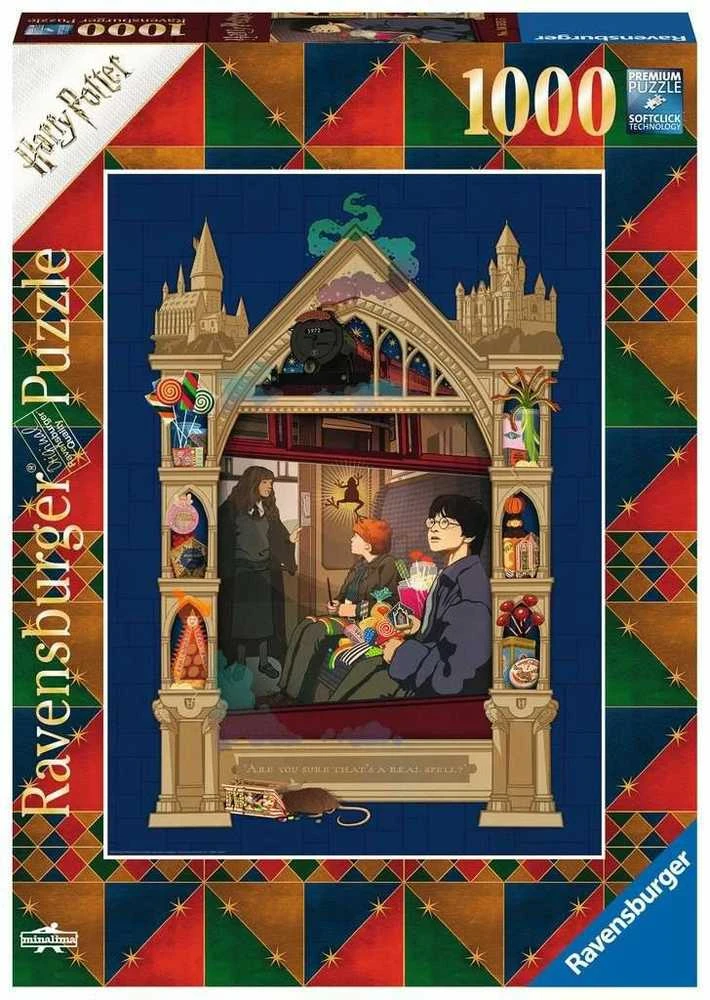 Ravensburger Dėlionė 1000 vnt. - "Haris Poteris pakeliui į Hogvardą"