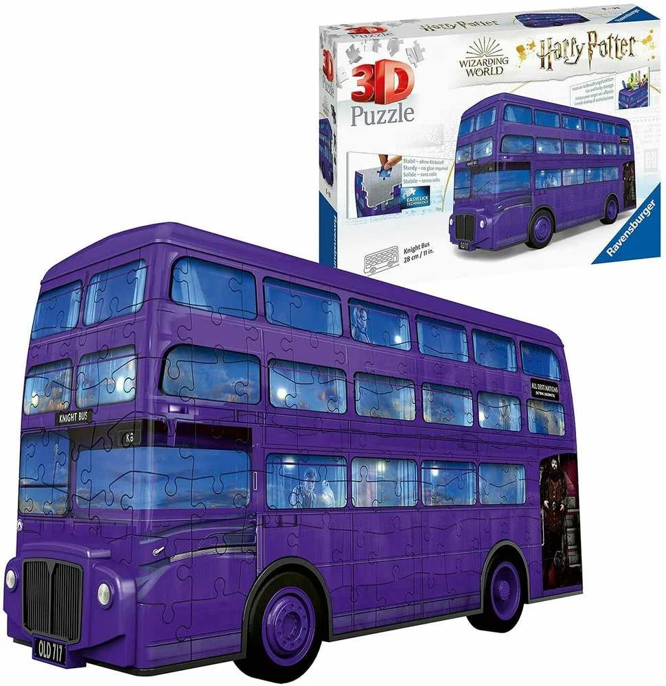 RAVENSBURGER 3D dėlionė Harry Potter Knight Bus, 216d., 11158