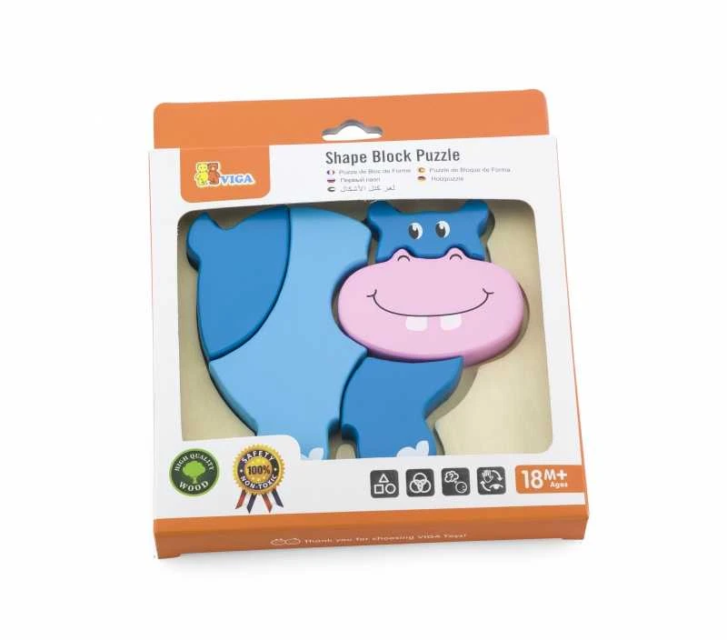 „Viga“ pirmasis medinis kūdikio hippo galvosūkis