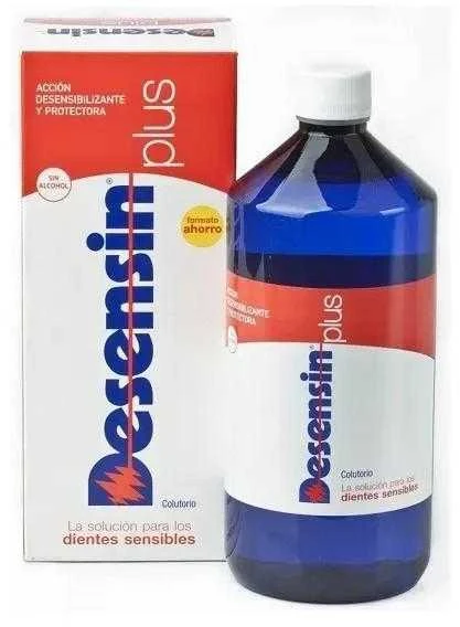 Desensin Plus Fluoride burnos skalavimo skystis jautriems dantims 1000ml