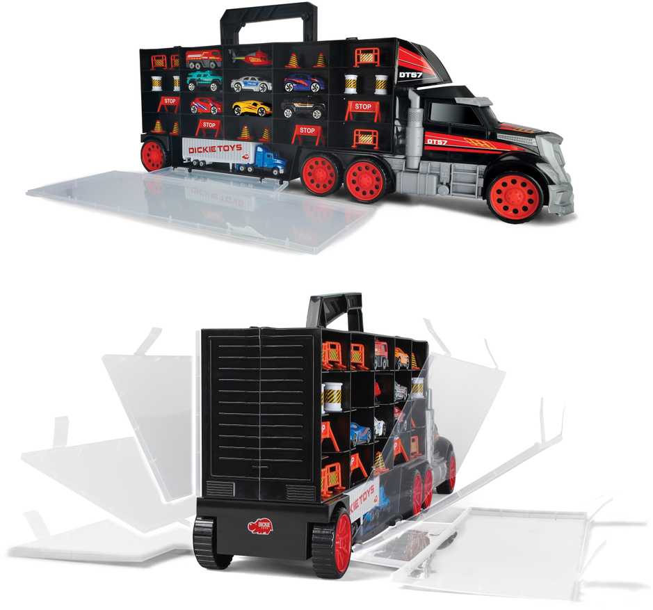 Simba Toys DICKIE TOYS mašinų lagaminas sunkvežimis, 203749023