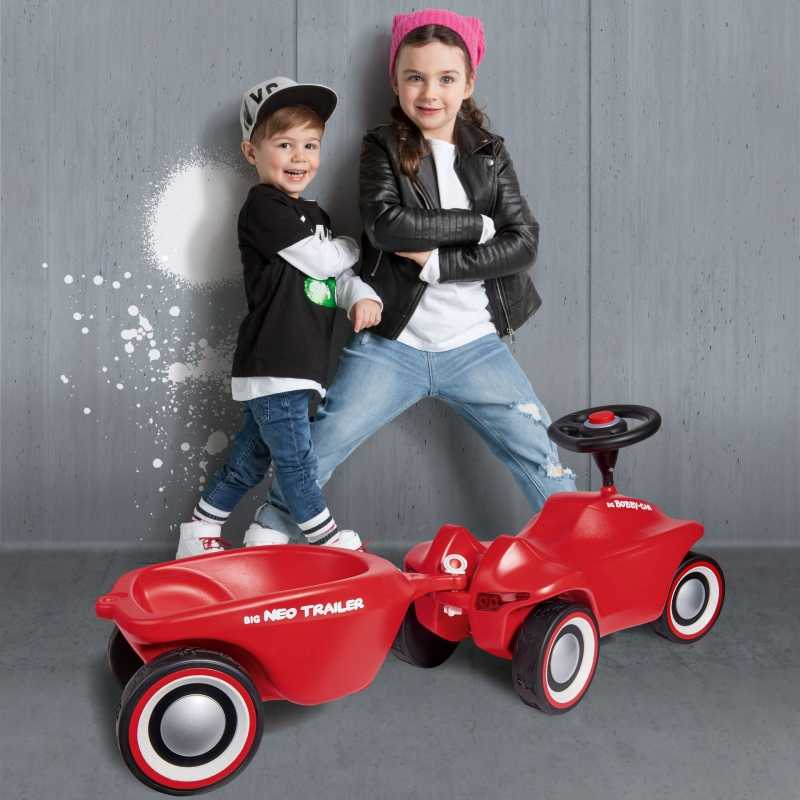 Smoby BIG Prikabinė žaidimui Bobby Car Neo Raudona