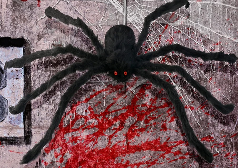 Didžiulė Helovino tarantulas dekoracija