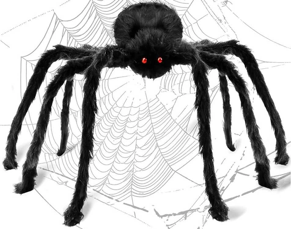 Didžiulė Helovino tarantulas dekoracija