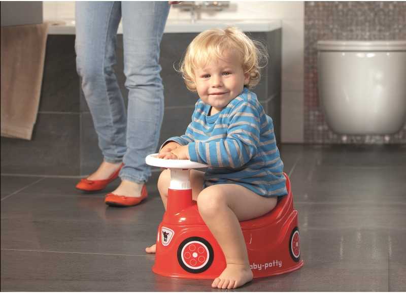 BIG Nocnik Bobby Car raudonas automobilis su vairu