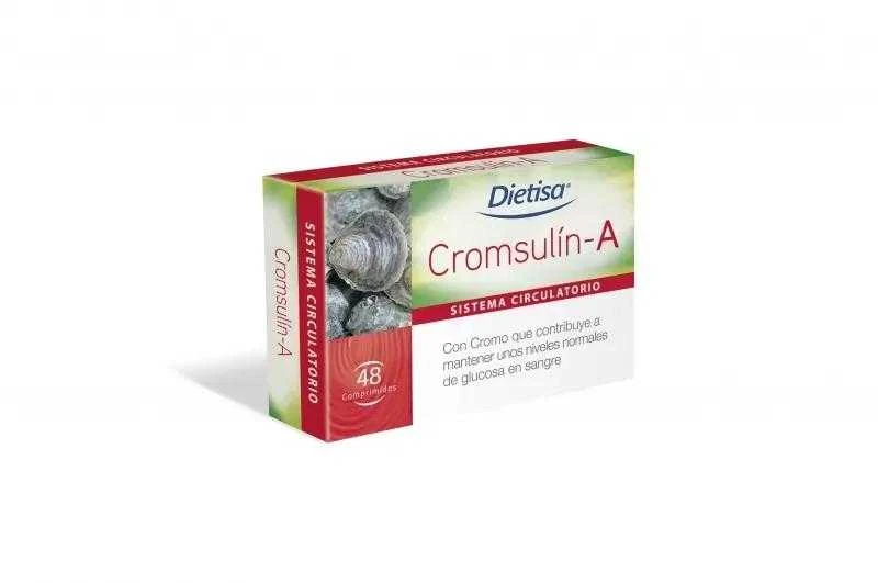 Dietisa Cromsulin A Extracto Ostra 48 Comp