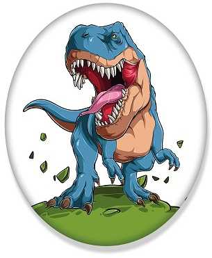 Dinozauro formos pagalvėlė