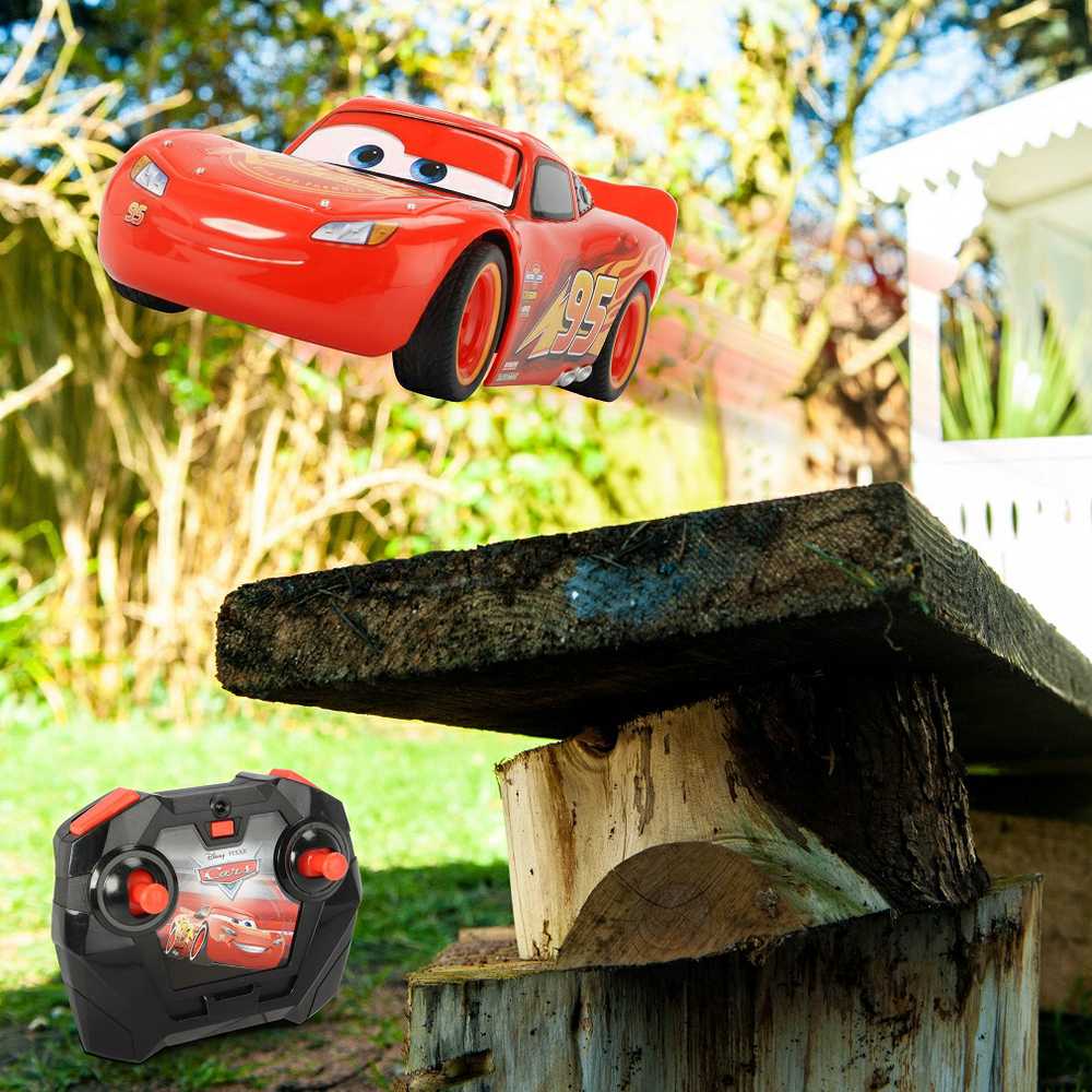 Dickie „Disney Disney Cars Zigzag McQueen Cars Turbo RC nuotolinio valdymo pultas“