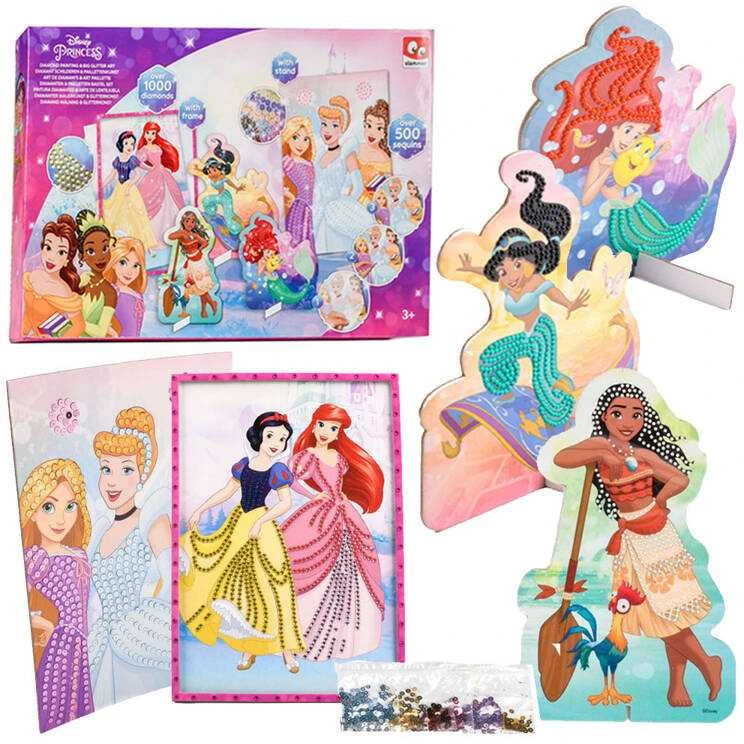1Punkt „Disney Princess Princess“ kūrybinis deimantinis pjaustymo popierius Za5130