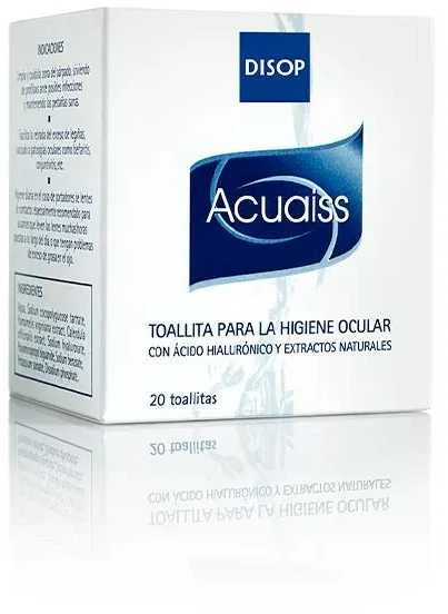 "Disop Acuaiss" akių servetėlės 20vnt