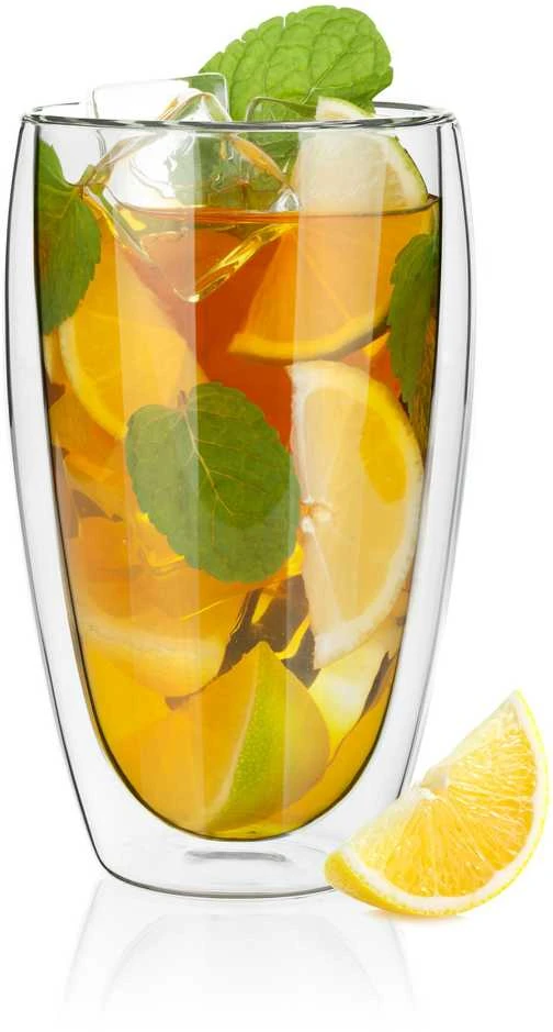 Banquet Stiklinis puodelis be ąselės, dvigubomis sienelėmis 1vnt 500ml "Doblo"