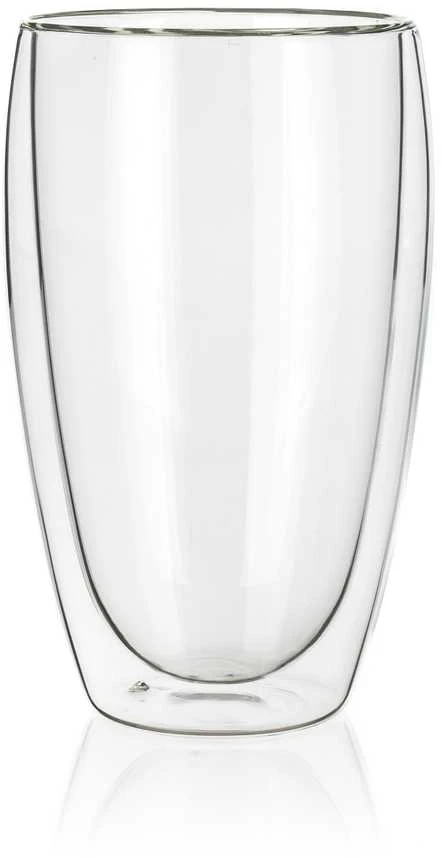 Banquet Stiklinis puodelis be ąselės, dvigubomis sienelėmis 1vnt 500ml "Doblo"