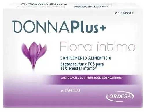 Donna Plus Donnaplus maisto papildas Flora Intima Plus 14 kapsulių