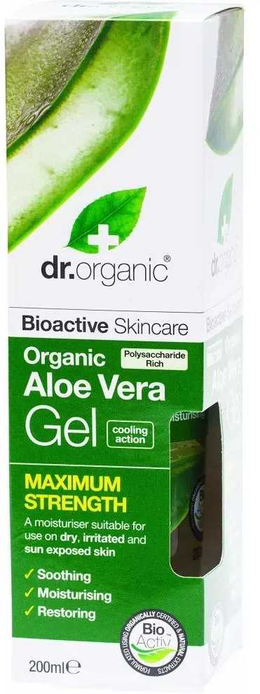Dr. Organic Aloe Vera gelis maksimalaus stiprumo 200ml
