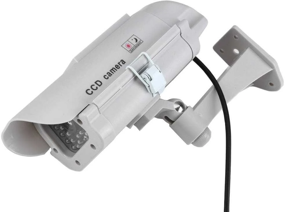 Pramoninės kameros imitacija su saulės baterija ir LED indikatoriumi