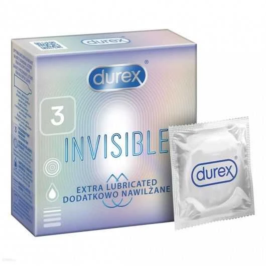 Durex nematomi A3 prezervatyvai papildomai sudrėkinti