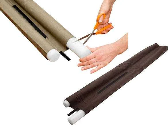 Durų ir langų sandariklis su šilumos izoliacija 85 cm, rudas