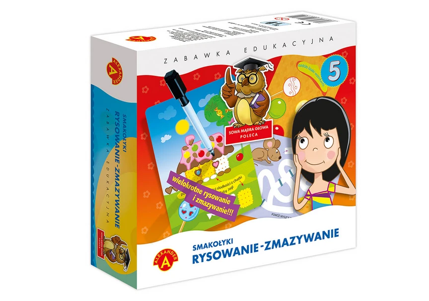 Edukacinis žaidimas Alexander- Owl Wise Head- Delicationes- Rašymas 5
