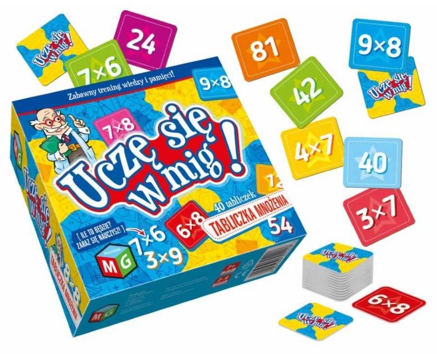 Multigra Edukacinis žaidimas Aš mokausi „Flash“ - daugybos plokštelėje