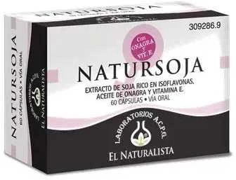 "El Natural Natursoja" 60 kapsulių