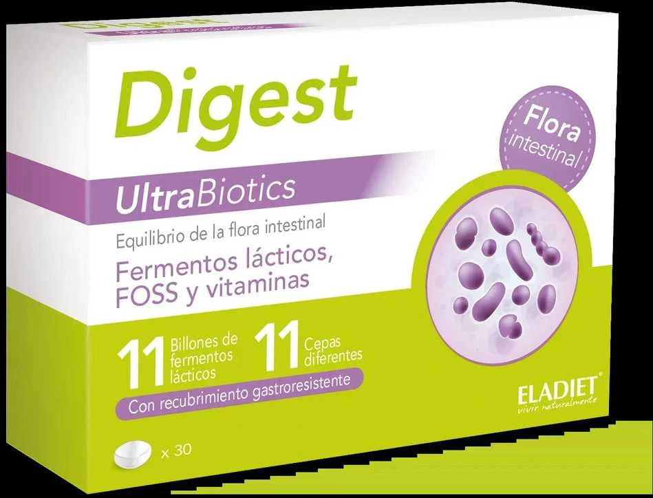 Eladiet Digest Ultrabiotikai 30 vnt