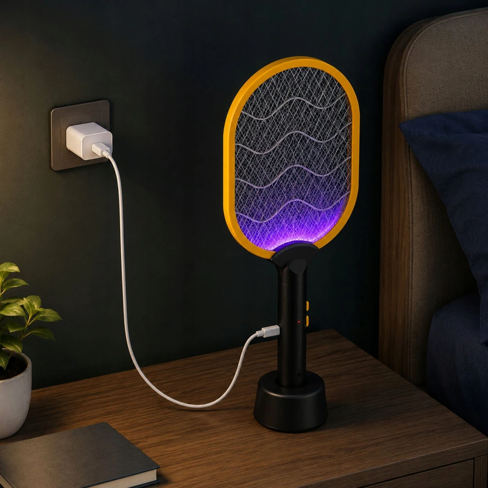 Elektrinė musių, vabalų ir gaudyklė – usb uv lempa