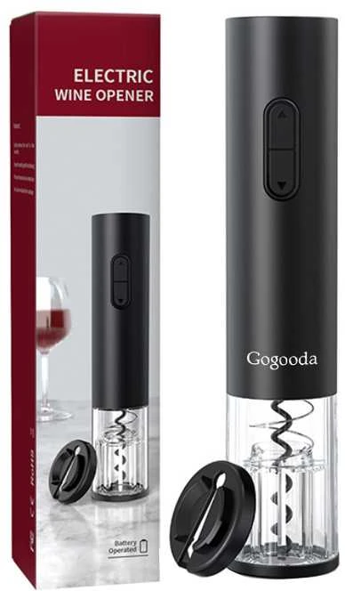 Elektrinis vyno atidarytuvas su folijos pjaustytuvu