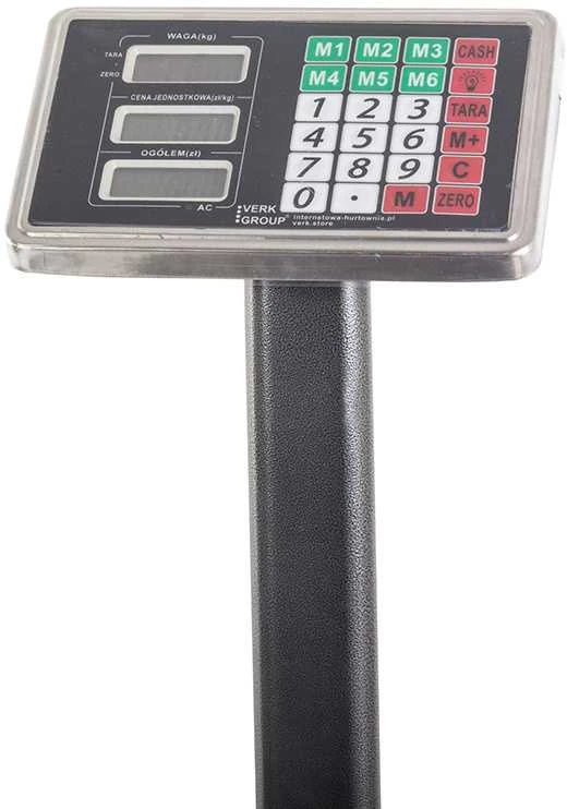 Elektroninės platforminės svarstyklės 300 kg su LCD ekranu