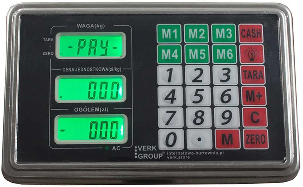 Elektroninės platforminės svarstyklės 300 kg su LCD ekranu