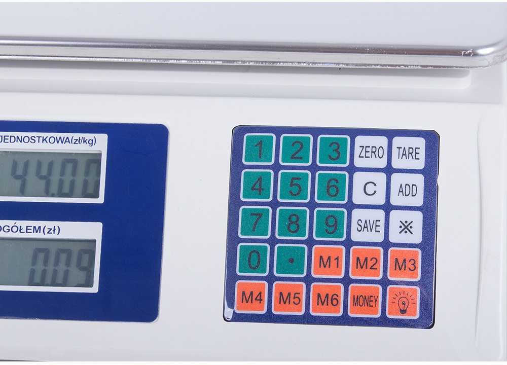 Elektroninės svarstyklės su skaičiavimo funkcija 40 kg