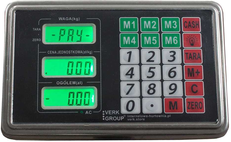 Virtuvinės svarstyklės Elektroninės sandėlio svarstyklės su atlošu, 100 kg, LCD ekranas