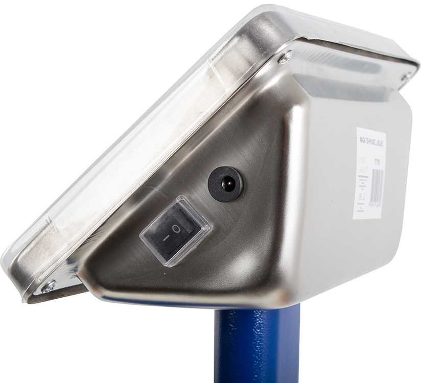 Virtuvinės svarstyklės Elektroninės sandėlio svarstyklės su atlošu, 100 kg, LCD ekranas