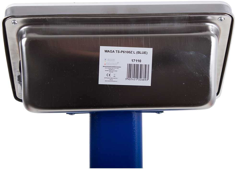 Virtuvinės svarstyklės Elektroninės sandėlio svarstyklės su atlošu, 100 kg, LCD ekranas