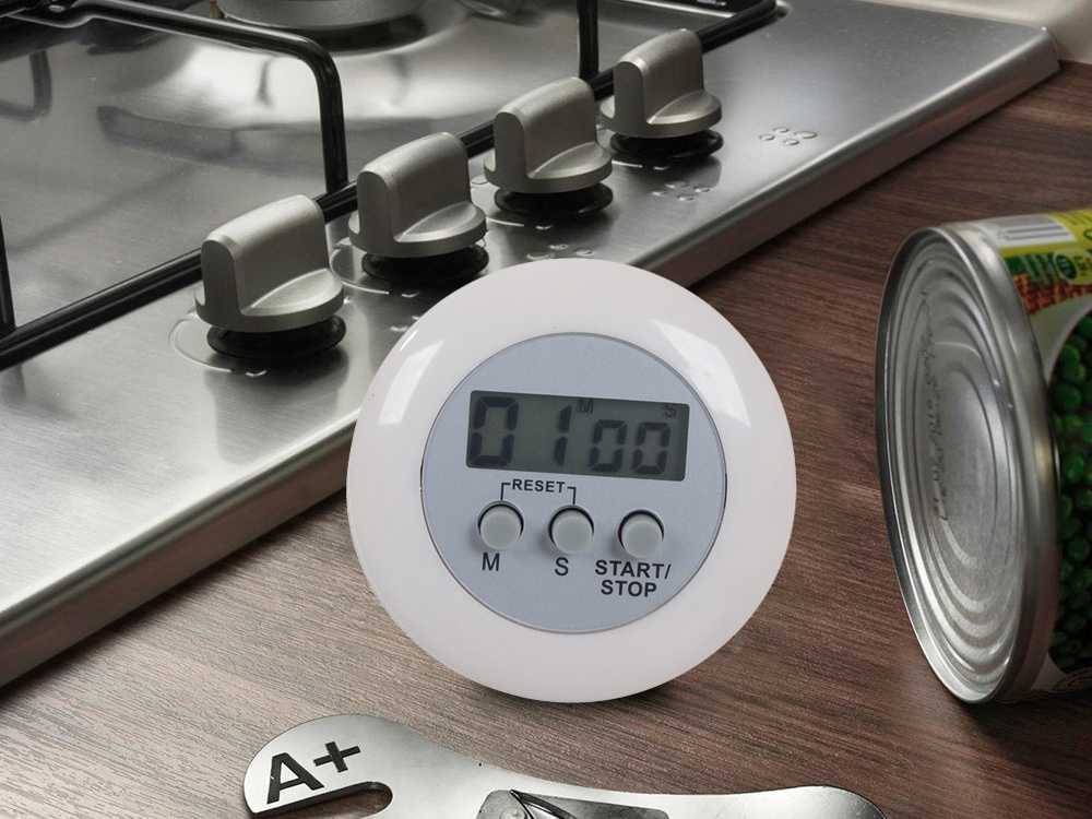 Elektroninis virtuvinis laikmatis su LCD ekranu ir magnetu