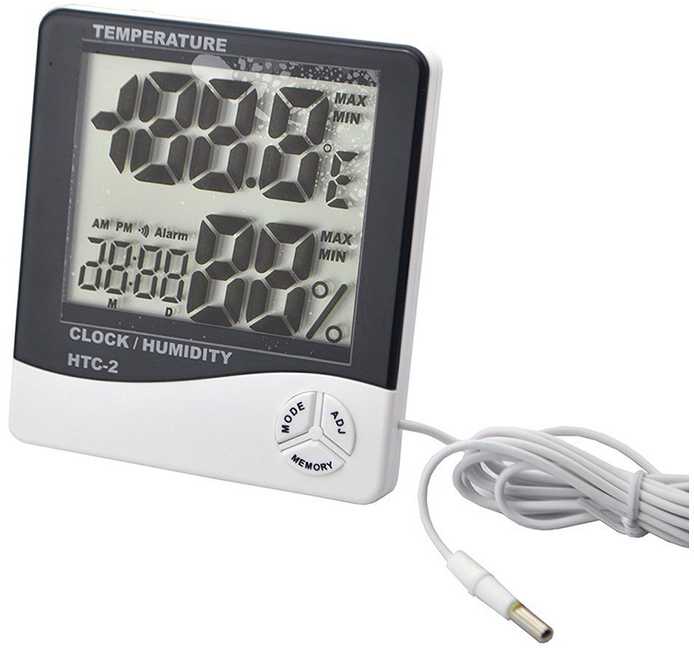 Elektroninis termometras su LCD ekranu