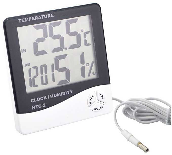 Elektroninis termometras su LCD ekranu