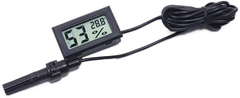 Elektroninis termometras su drėgmės jutikliu