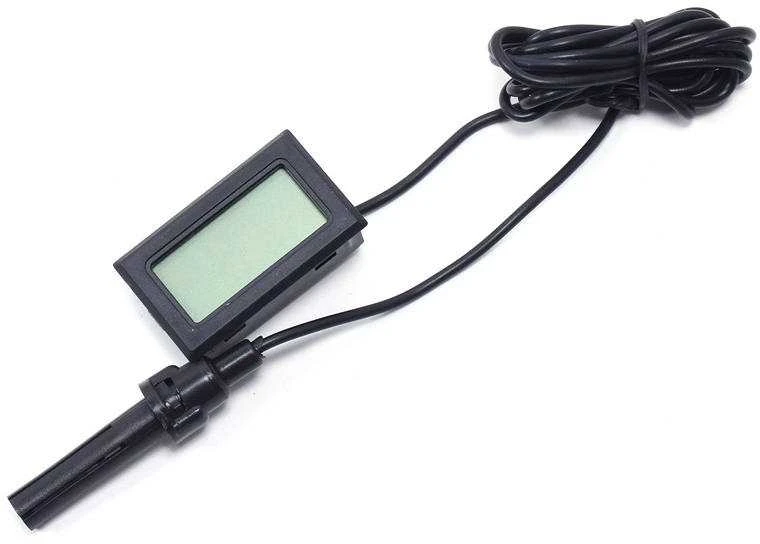 Elektroninis termometras su drėgmės jutikliu