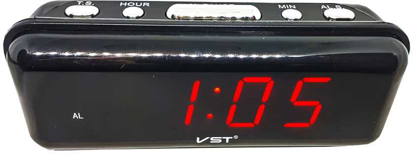 Verk Group Elektroninis žadintuvas su LED ekranu 14,5x5,5 cm