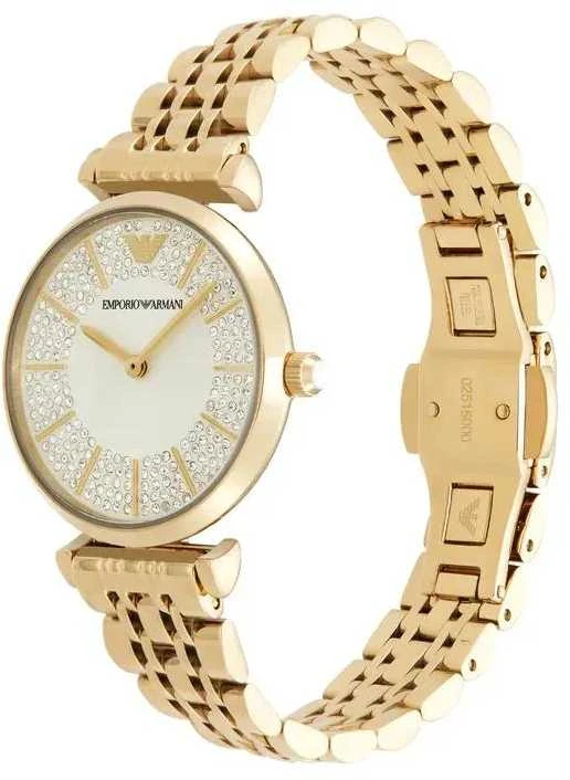 Moteriškas laikrodis EMPORIO ARMANI AR11605 - GIANNI T-BAR (zi512f) + BOX