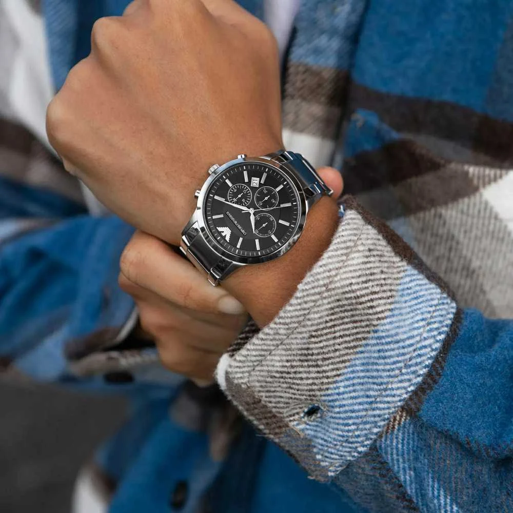 Laikrodis MEN'S WATCH EMPORIO ARMANI AR2434 - RENATO + BOX