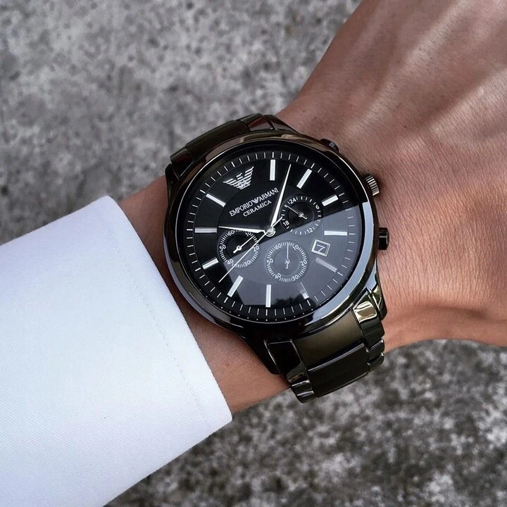 VYRIŠKAS LAIKRODIS EMPORIO ARMANI AR1451 CERAMICA (zx116a) - CHRONORAFAS