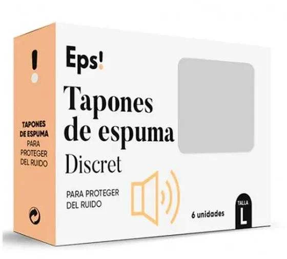"Eps" ausų kištukai Discret 6 vienetų dydis L