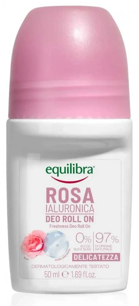 Equilibra Dezodorantas Roll-on Rožinis Švelnus 50ml