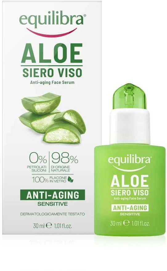 Equilibra Face Aloe Antiag veido serumas nuo raukšlių 30ml