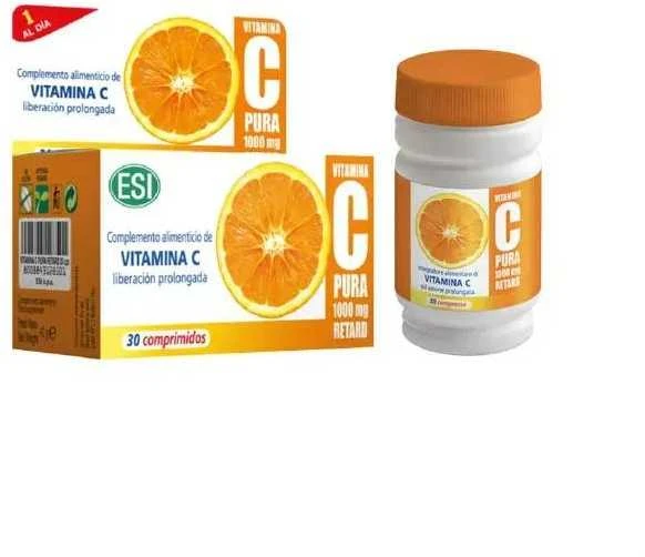 Esi Vitamina C Pura 1,000 Mg Retard 30 kapsulių