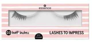 "Essence Cosmetics Dirbtinės blakstienos 03-Half Lashes" 1 vnt