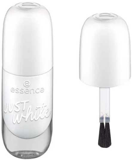 "Essence Cosmetics" geliniai nagų dažai "Nagų lakas 33-Just Baltas" 8ml